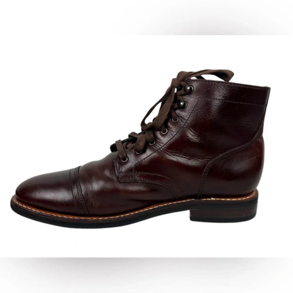 Thursday Boot Company Mens Captain Boots Brown Leather Lace Up Size US 11.5